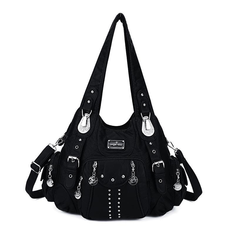 Mode PU Leer Schoudertas voor Dames Grote Capaciteit Hobo Satchel Crossbody Portemonnee Tas