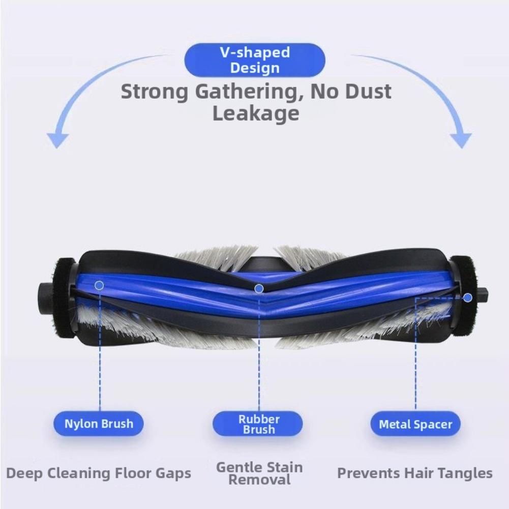 For Ecovacs For Deebot T80 For Omni Robotic Vacuum Cleaner Parts Main Rollers Side Brushes HEPA Filters Replacement Dust Bags