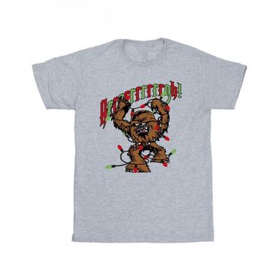 Mens Episode IV: A New Hope Chewbacca Argh Lights T-Shirt