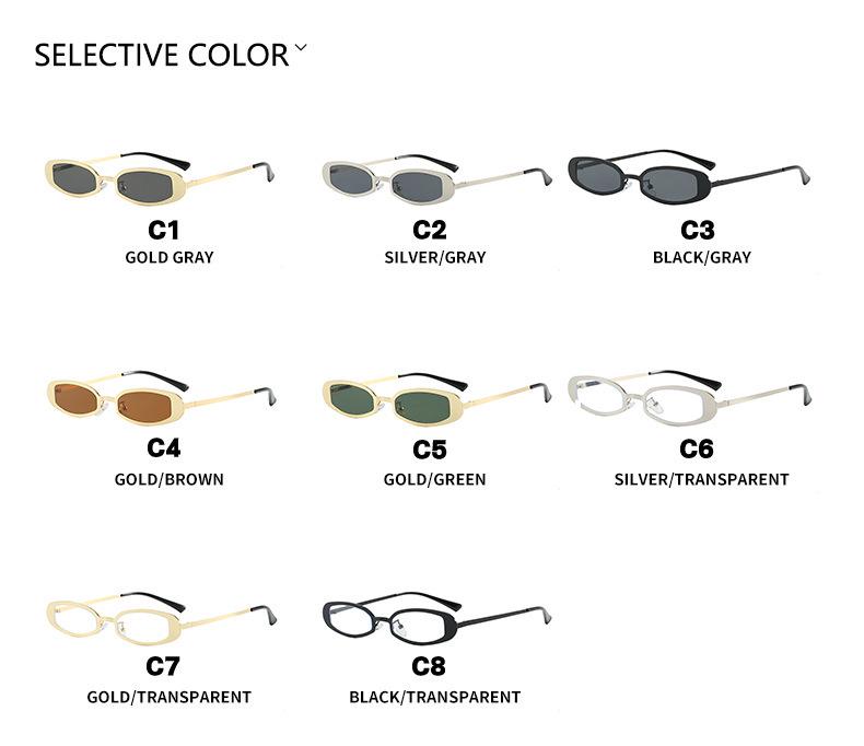 2026 Fashionable Oval Frame UV Protection Sunglasses for Women - European & American Style