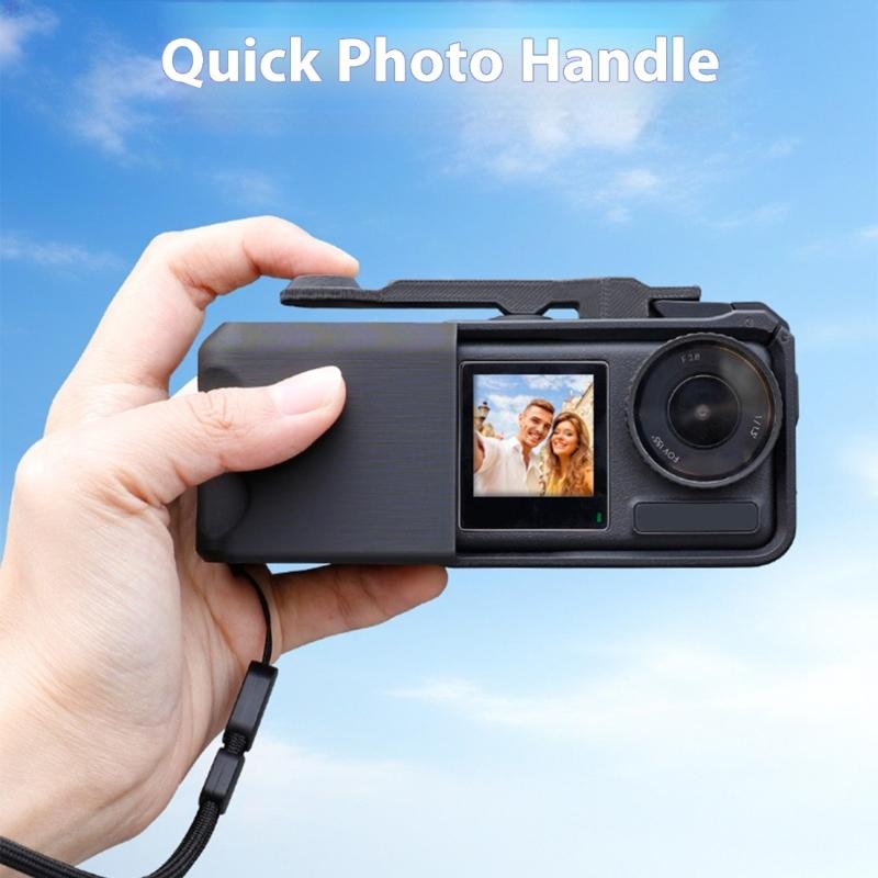 Camera Handle Magnetic Quick-Release Bracket Grip For Action 3/4/5 Action Camera Lightweight Travel Photography