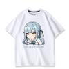 Anime BanG Dream Sakiko Togawa Print Tshirt Kawaii Summer Tee Short Sleeve Tops for Unisex Women Summer Clothes Womens Tshirts