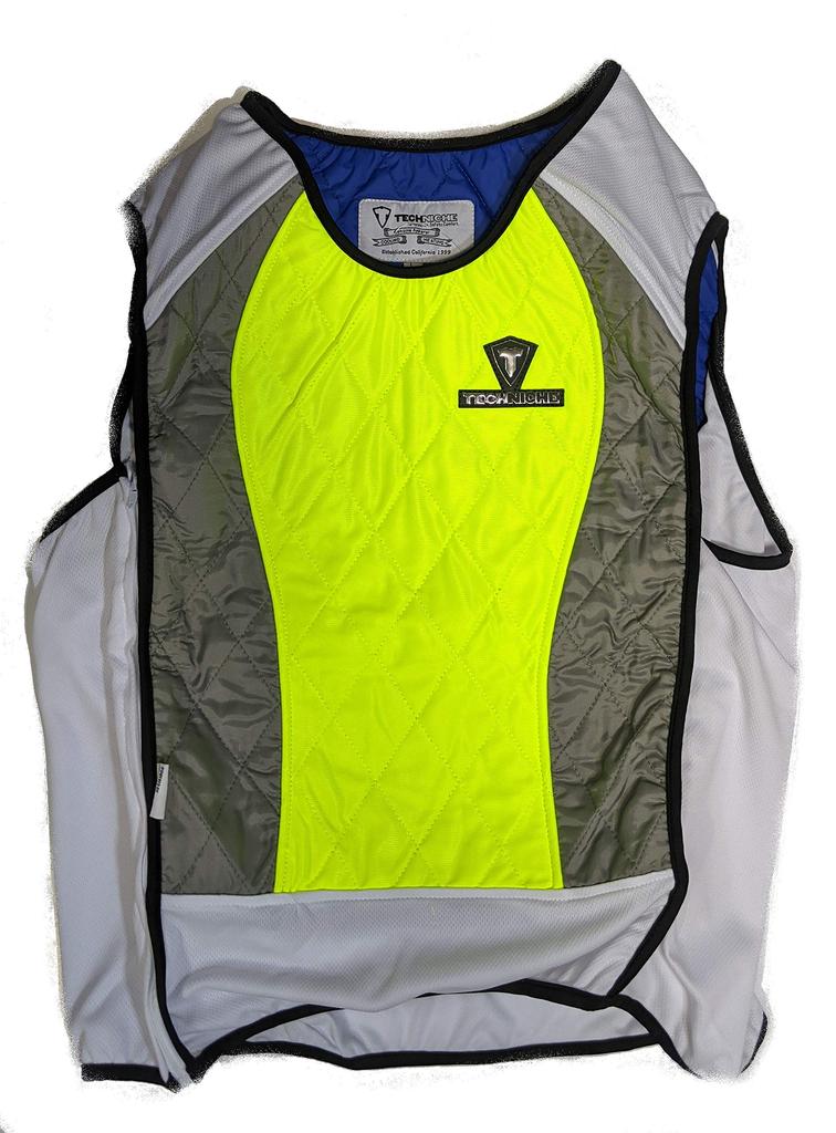 HyperKewl Cooling Clothes Technology Officially Adopted by the Army Cool Vest Ultra Sports Vest Lime Silver L Imported U.S. (LS) [Regular Product]