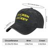 Game Chicken No 1 Jockey  Baseball Cap Vintage Distressed Denim  Sun Cap Unisex Outdoor Workouts Gift Caps Hat