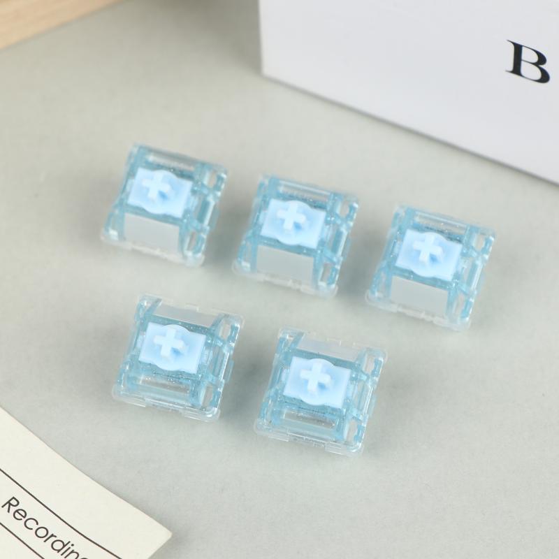 

New UR Ice Magnetic Ultra Switch Linear For Magnetic Mechanical Keyboard 22mm Spring 35gf 700Gs RGB Transparent Switch Factory L
