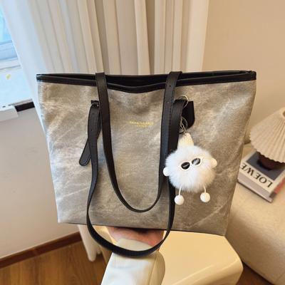 Vielseitige Arbeitstasche mit großem Fassungsvermögen für Damen, 2025 neu, Retro-Mode, Tote Bag, Umhängetasche mit mehreren Fächern