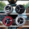 Solar Operated Rotating Vehicle Air Freshener With Natural Fragrances Metal Decors For Automotive Home Use