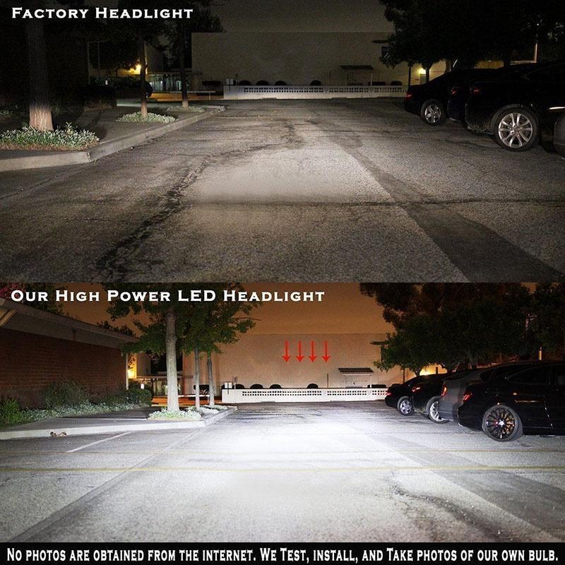 Kit di conversione lampadina LED H7 per fari Premium con luce bianca brillante da 6000k