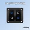 ARROWS 6Pin (ON)-OFF-(ON) DPDT Momentary Switch12V UP/DOWN Polarity Reverse Rocker Switch for ARB/Carling/NARVA Replace