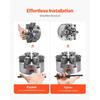 VEVOR 6-Jaw Lathe Chuck, 6 Inch (160 mm), Self-Centering Chuck with D1-4 Cam Lock Backing Plate