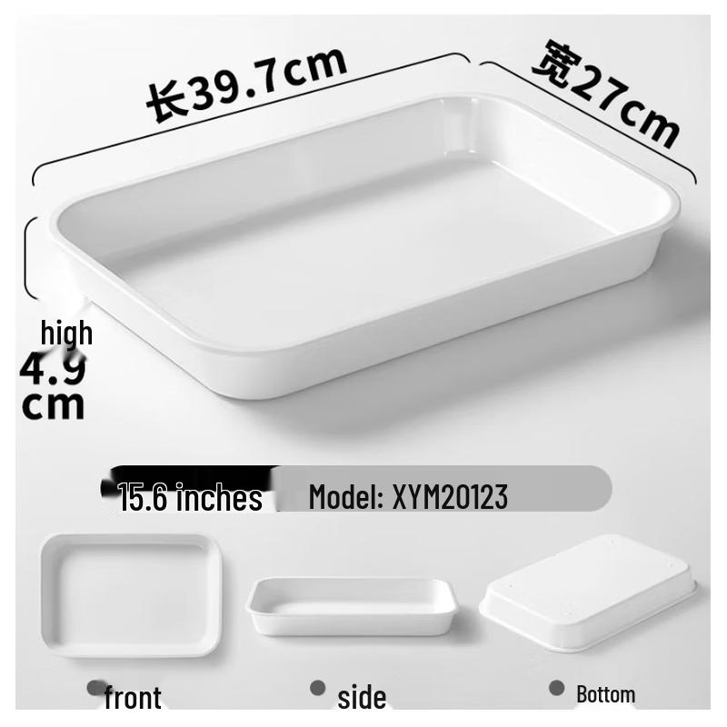 Rectangular Melamine Display Tray for Deli & Hot Pot