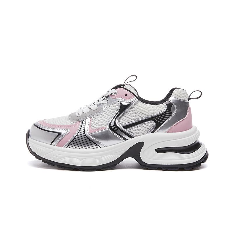 Mesh Dad Shoes Jogging Shoes Spring and Summer New Lightweight Breathable Soft-soled Running Shoes Platform Sports Casual Shoes