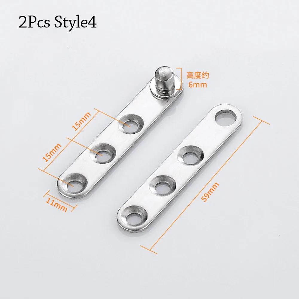 Stainless Steel Door Pivot Hinge 64mm-150mm 360 Degree Rotation Location Shaft Up and Down Heavy Duty