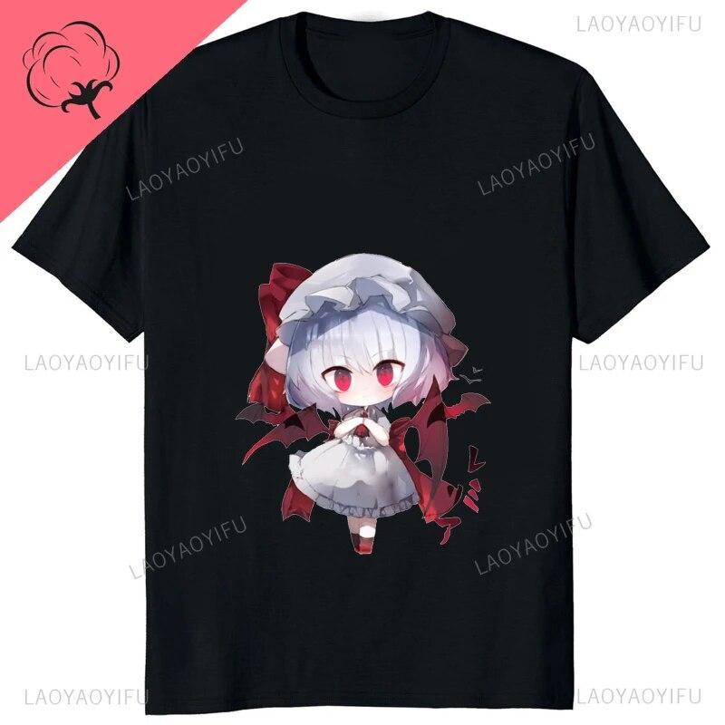 

Лидер продаж, футболка с принтом Touhou Project, повседневная уличная одежда, хипстерская комфортная футболка унисекс, свободная модная мягкая женская футболка, футболки отаку 3XL