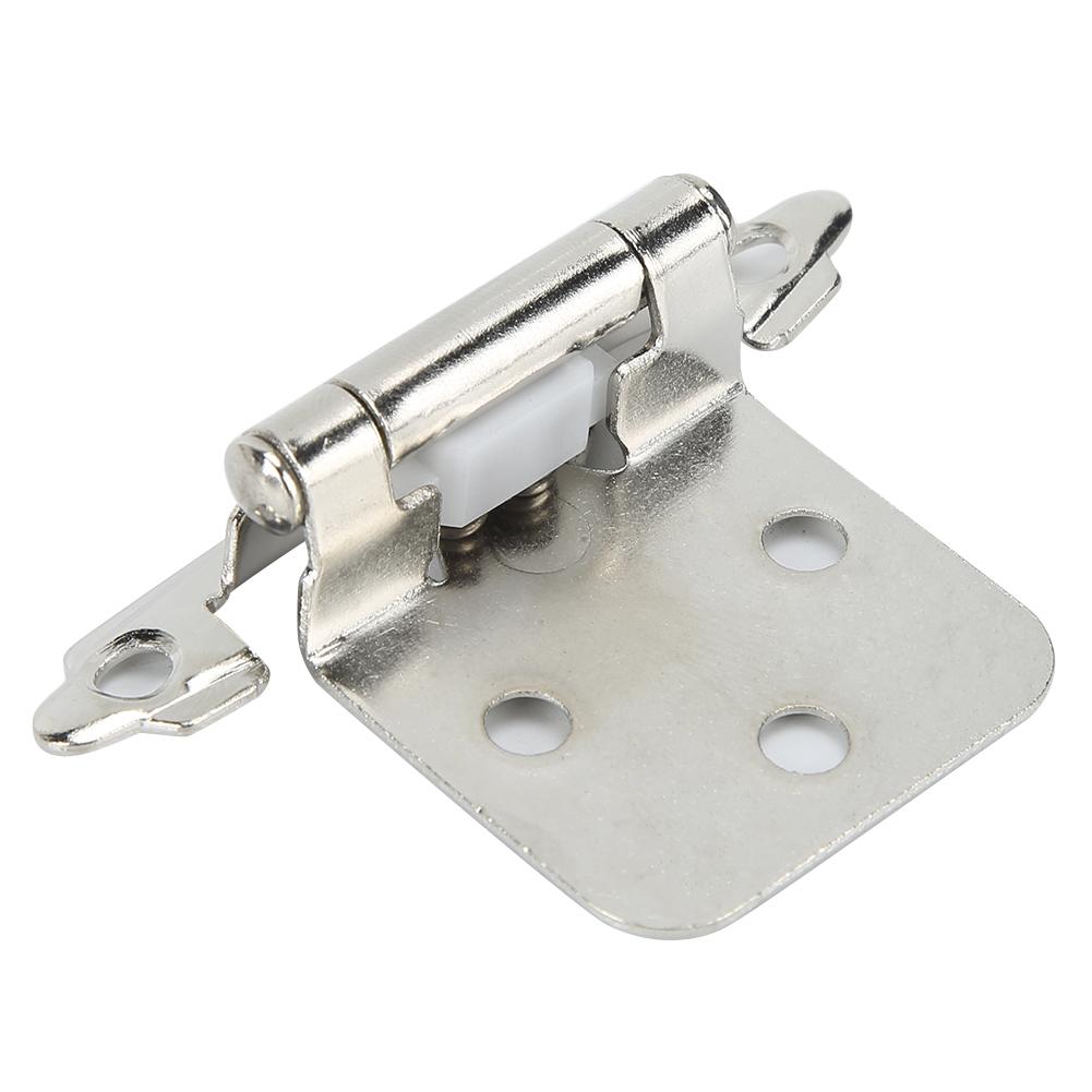 Self Closing Hinges Kit with Round Knob Handle Folding Hardware Accessory for Trailer RV Furniture