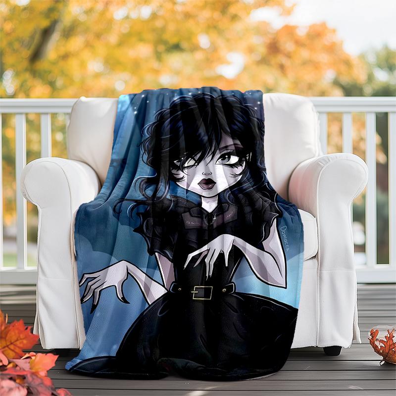 Wednesday Addams Printed Throw Blanket—soft,warm;versatile Blanket for All Seasons—perfect As &air-conditioning Throw,nap Blanket