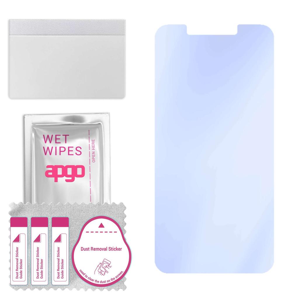 apgo Ultra-čiré 9H hybridní ochranné sklo kompatibilní s LG G8S ThinQ, flexibilní nano sklo, skvělá náhrada za tvrzené sklo, odolné proti poškrábání