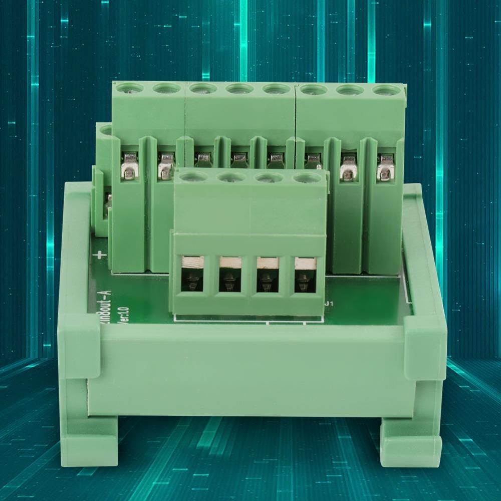 2 In 8 Out DIN Rail Module 25A Breakout Board Module Breakout Board Control Panel Systems