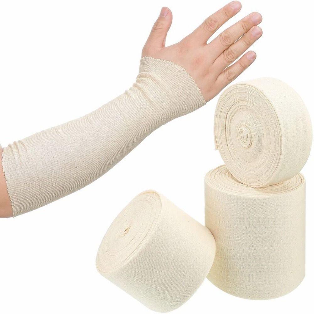Bandage Tubulaire Élastique en Coton Spandex Enveloppe Élastique NOUVEAU Rouleau de Bandage de Compression Soins de Santé
