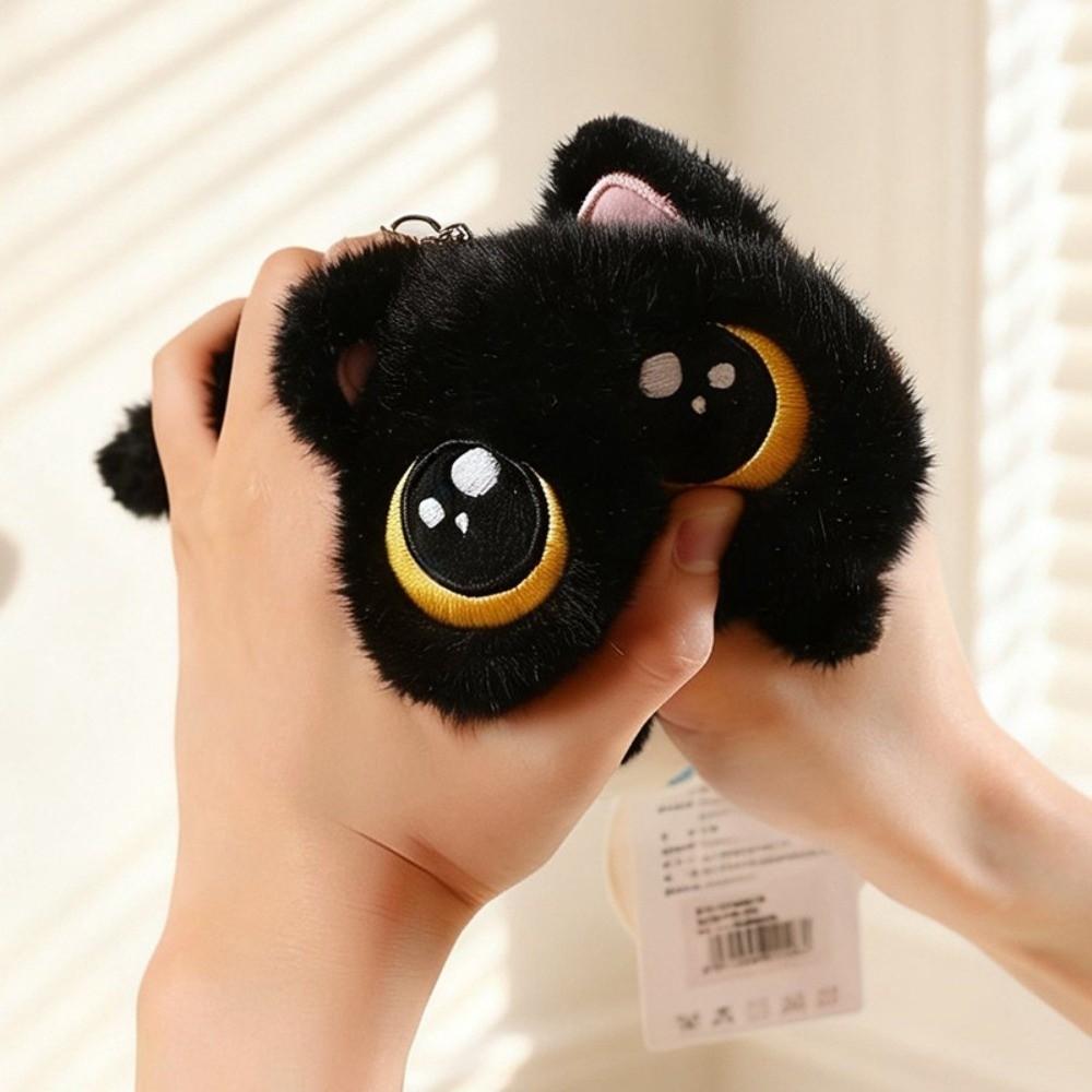 Big Eyes Cat Plush Doll Cartoon Cat Pillow New Cat Stuffed Animal  Stress Relief