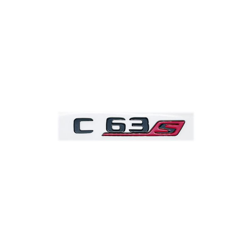 FUP1  Glossy Black V8 Biturbo Emblem Sticker for Mercedes AMG C63 C63s C205 S205 W205 Fender Trunk Rear Logo Decal