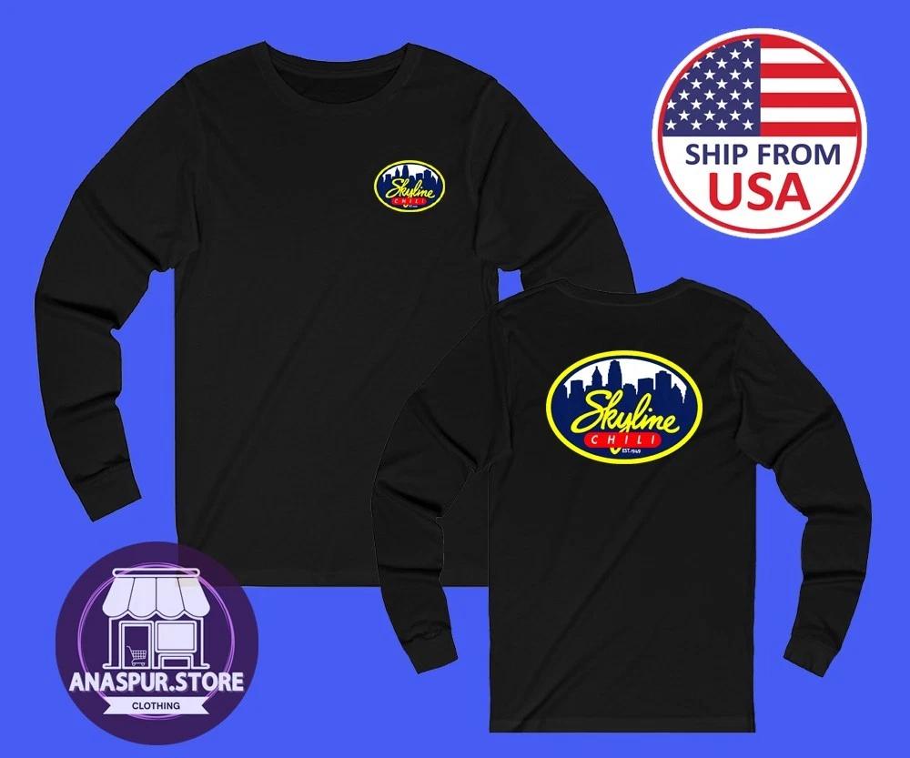 Skyline Chili Favourite Food Men s Black Size S-2XL 4XL