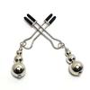 Durable Metal Nipple Clamps with Lovely Bell BDSM Breast Bondage Toy for Couple Game Play