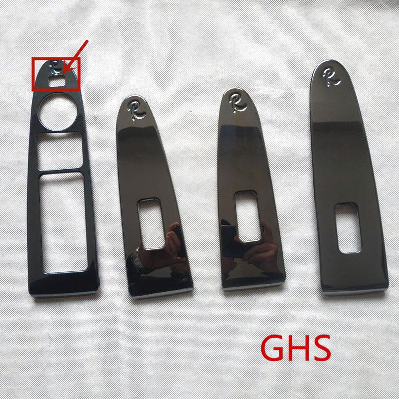 

Interior Window Control Panel Trim Cover for Kia Sportage R 3 MK3 III 2011 2012 2013 2015 Metal Car Styling Accessories 4 Pcs G-HS