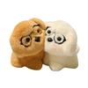 New Magnetic Painter Glasses Dog Plush Toy Doll Magnetic Pair Sticker Doll Rag Doll Ornaments