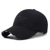 Unisex Baseball Cap Solid Color Letter Embroidery Duck Tongue Caps For Men Women Outdoor Sports Adjustable Sun Hat