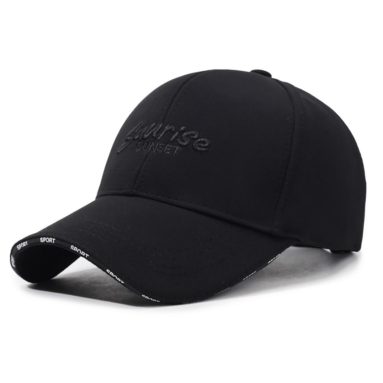 

Solid Color Letter Embroidery Baseball Cap For Men Women Casual Adjustable Sun Hat Outdoor Sports Sunshade Peaked Caps Adjustable
