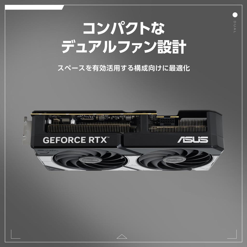 ASUS Dual GeForce RTX 5070 12GB GDDR7 OC Edition Video Card Japanese DUAL-RTX5070-O12G (Authorized Distributor)