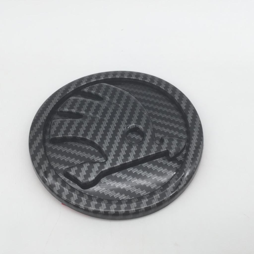 WUM1 1pcs for SKODA 90mm 80mm 100mm Car Front Grille Head Hood Bonnet Emblem Rear Tail Bumper Trunk Sticker Badge Styling Accessories