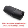 Black Leather Door panel armrest covers Black For Volkswagen Golf 4 MK4 Jetta Bora 1998 1999 2000 2001 2002 2003 2004 2005