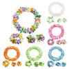 For Women Cloth Gift Hawaiian Style Garland Necklace Headband Performance Accessories Wristband