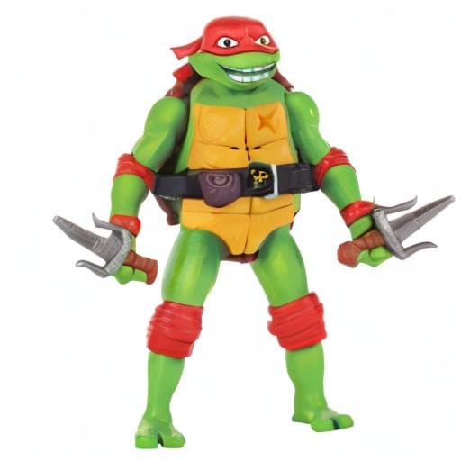 Teenage Mutant Ninja Turtles Playmates Toys Teenage Mutant Ninja Turtles Mutant Mayhem 5.5-inch Raphael Deluxe Ninja Scream Figure