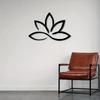 1pc Zen Lotus Metal Wall Art Sculpture Flower Home Decor Party Decoration Housewarming Birthday Gift