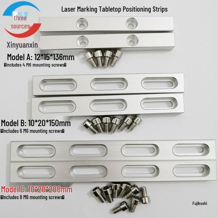 Bancada de Levantamento Unidimensional Portátil com Ajuste de Fixador de Marcação a Laser.