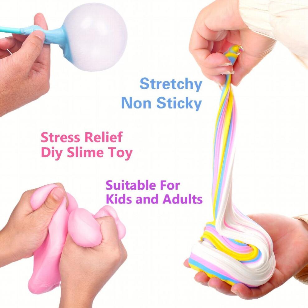 2pcs Cotton Mud Set 1pc And Slime 1pc Pink And Slime