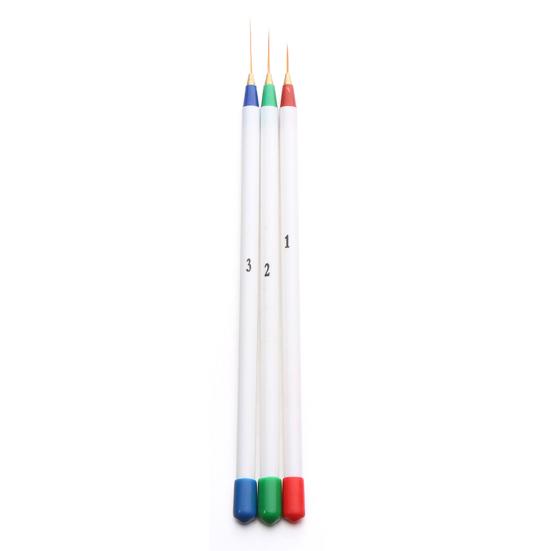 6Pcs Nail Art Design Brush Dotting Painting Drawing Striping Liner Pen Tool Set