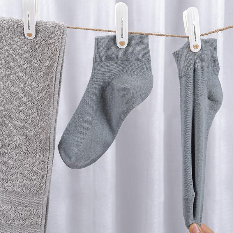 12Pcs Wäscheklammern Nicht-markierung Clip Trocknen Rack Weiß