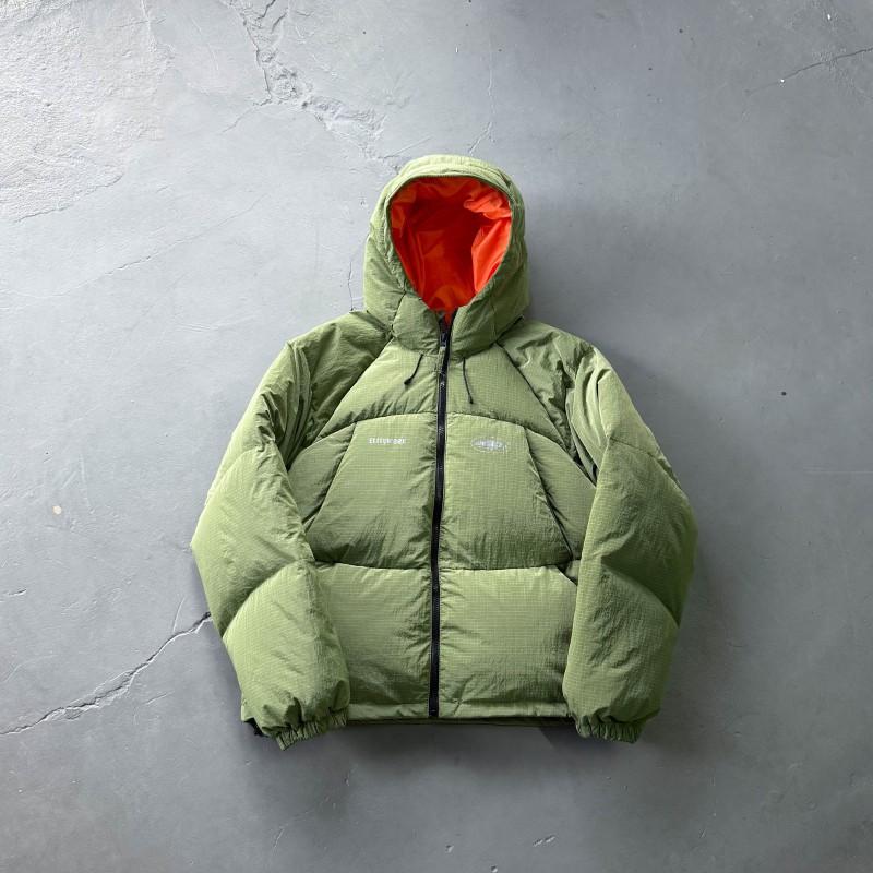 Mens Short Puffer Jacket With Hood
