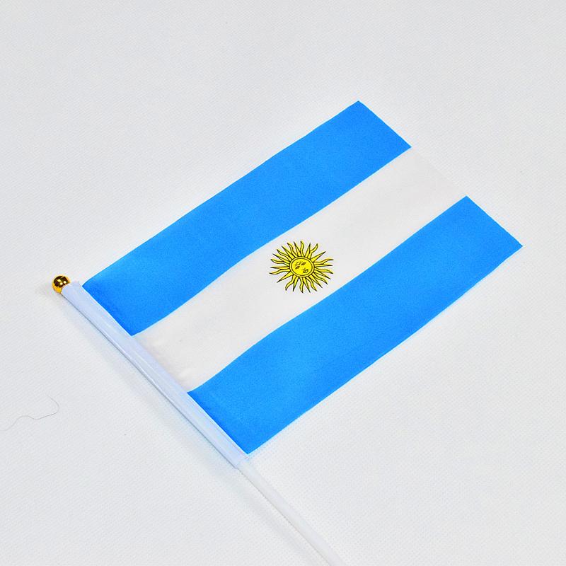 Argentinien 10 Stück Fahnenkette 14*21cm Handwimpel