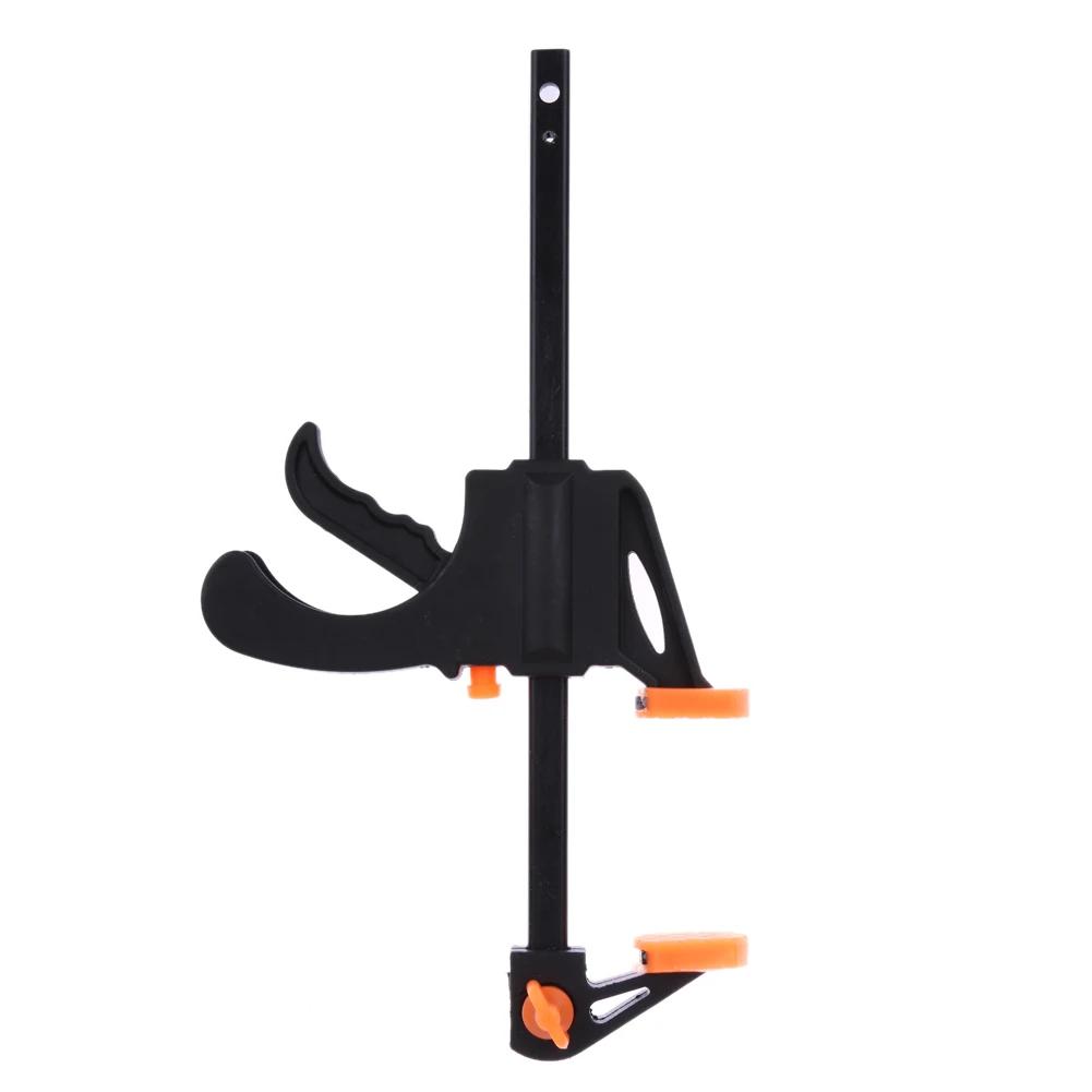 10-1Pcs Woodworking Work Bar Mini F Clamp Clip Set Hard Quick Ratchet Release Clip DIY Carpentry Hand Tool Gadget Clamp