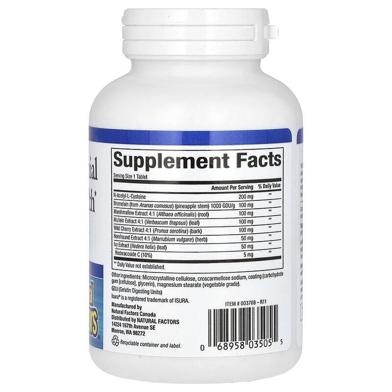 Lung, Bronchial & Sinus Health, 90 Tablets