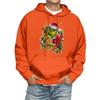 Men's Print Hooded Sweatshirt Long-Sleeve Casual Pullover Hoodie Hooded Sweatshirt