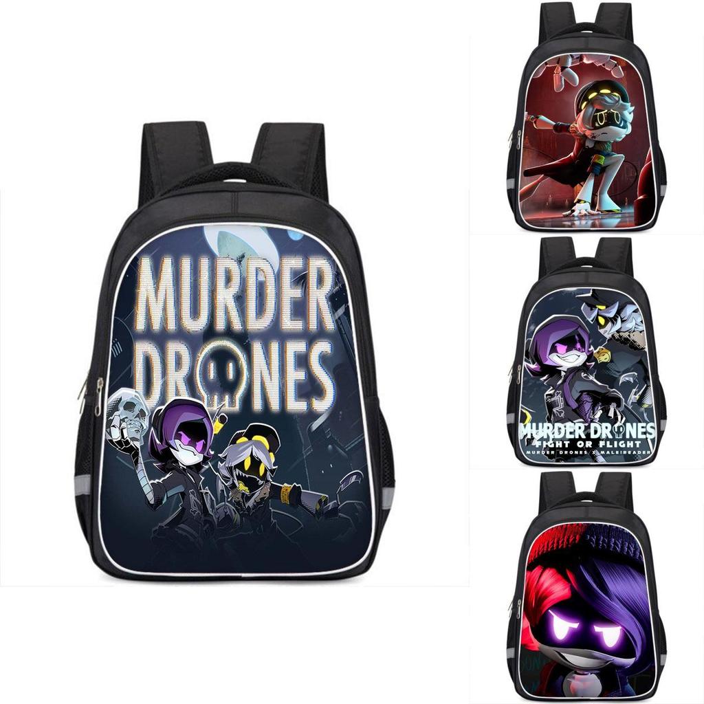 Durable Oxford Cloth Murder Drones Plush Backpack Large Capacity Anime Series
