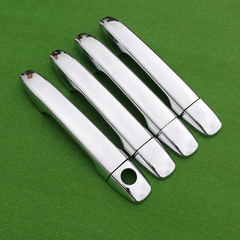 for Subaru XV 2012 - 2017 Luxurious Chrome Handle Cover Trim Set 2013 2014 2015 2016 No Rust Accessories Stickers Car Styling