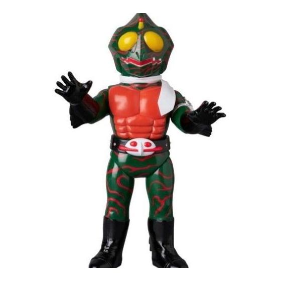Used Toei Retro Soft Vinyl Collection Kamen Rider Amazon Damaged Color