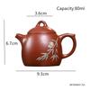 Chinese Yixing Purple Clay Teapot Handmade Butterfly Beauty Tea Pot Household Raw Ore Zhu Mud Kettle Zisha Tea Set Teaware 80ml